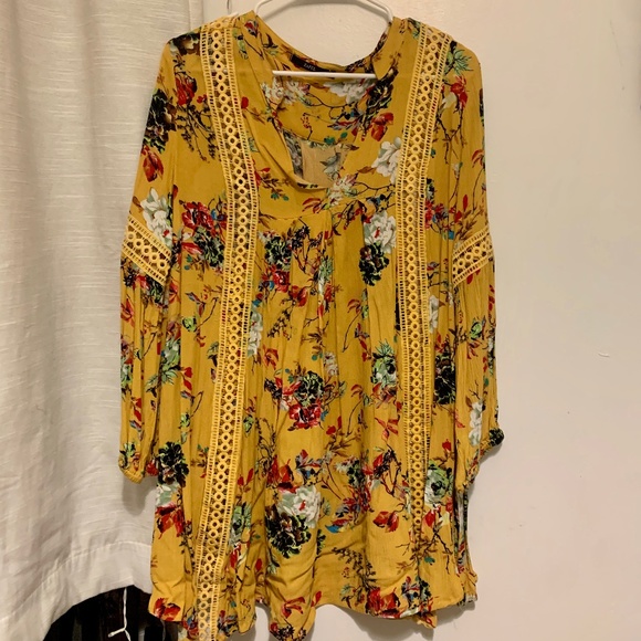 Long Sleeve Floral Dress - Picture 1 of 2